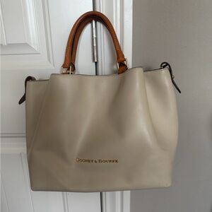 Dooney & Bourke- Barlow- Beige Leather Tote